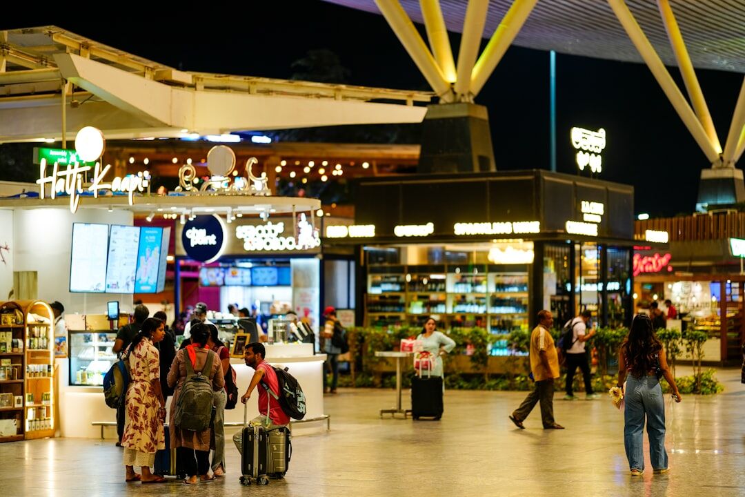 urban commercial area